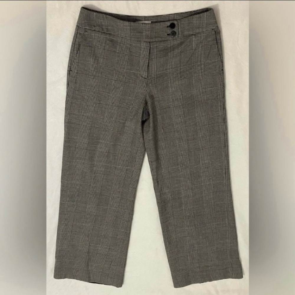 Talbots Classic Glen Plaid Trousers